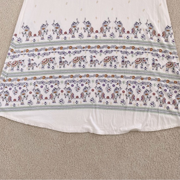 Soma Small Slip Dress Chemise Elephant Print Lace Back - Picture 8 of 14